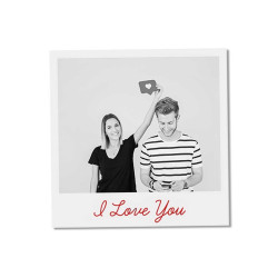 Retro photos with text