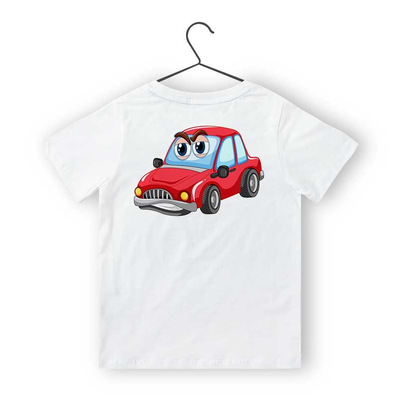 Children's White Polyester T-shirt