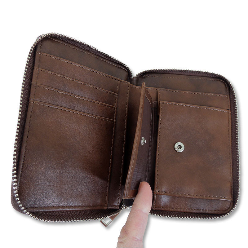 Brown men's wallet