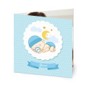 Diptych on the occasion of the birth of a baby.
