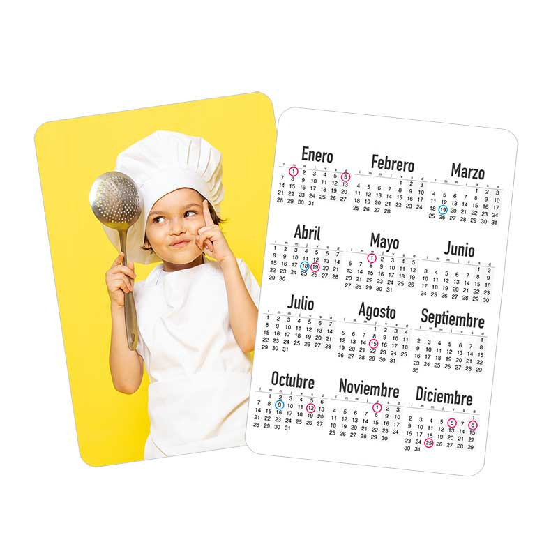 Calendario cartera ( pack 16 unid.)